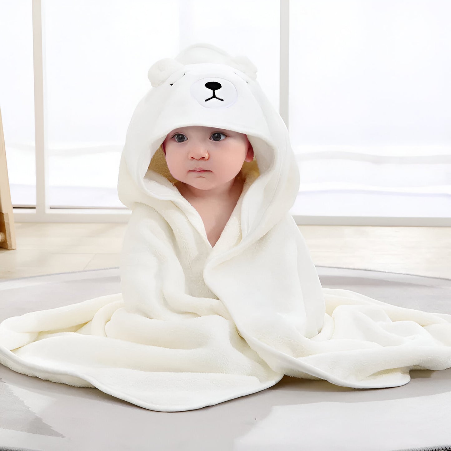 TinyHugs® - CozyWrap Hooded Towels 🧸