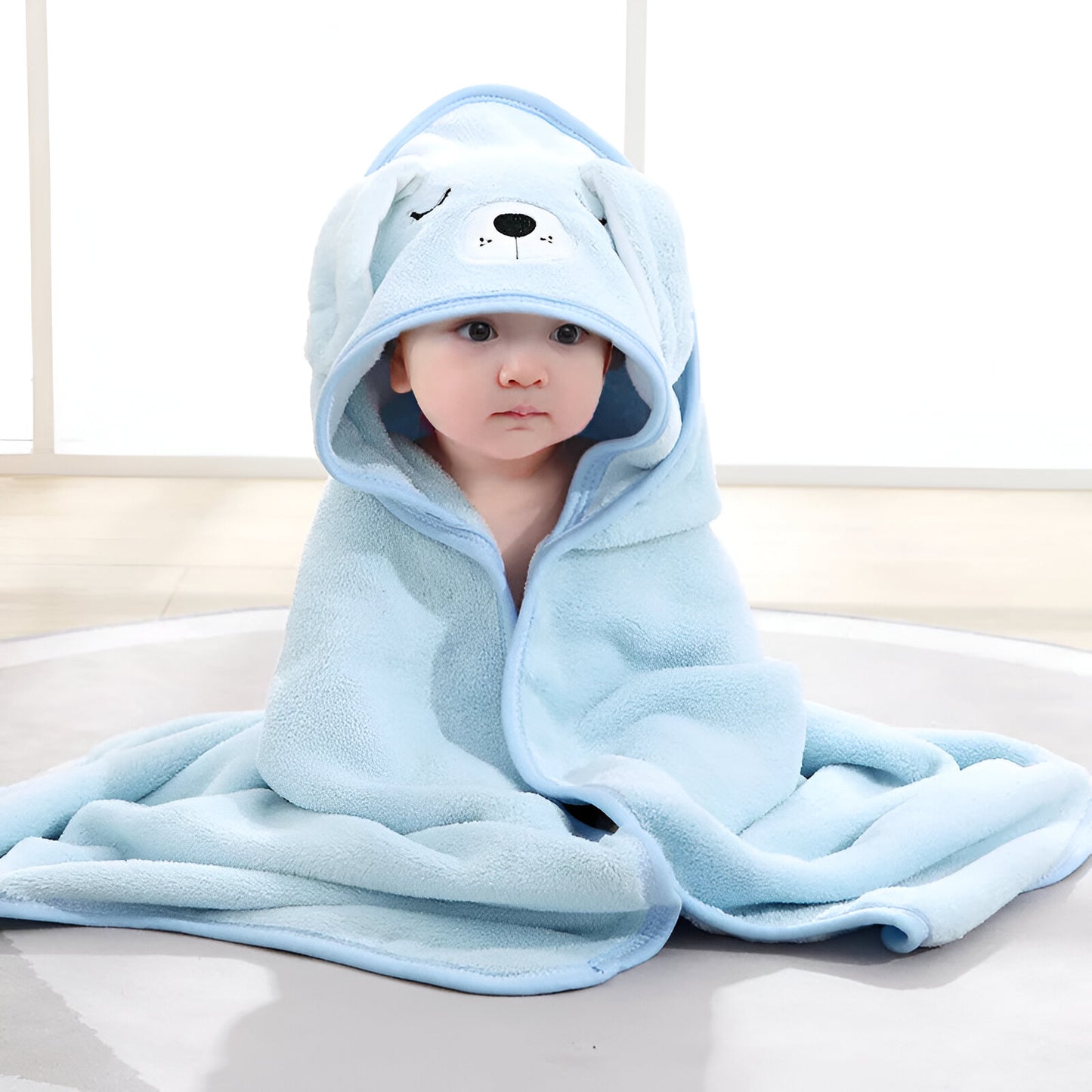 TinyHugs® - CozyWrap Hooded Towels 🧸
